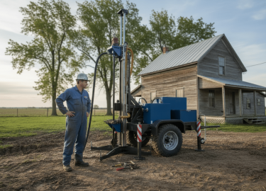 Бурение колодца с использованием специализированной техники - хороший вариант для организации автономного водоснабжен...